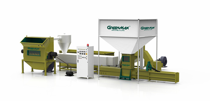 compactadora de poliestireno Apolo sistema SWD