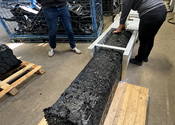 Bloques compactados de EPP
