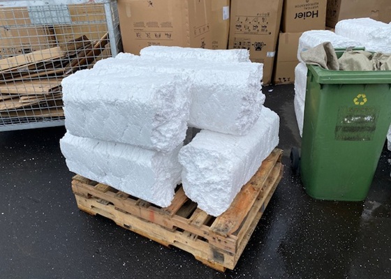 bloques de EPS compactado