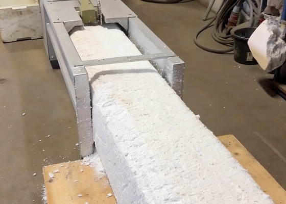 Bloques compactados de EPS foam