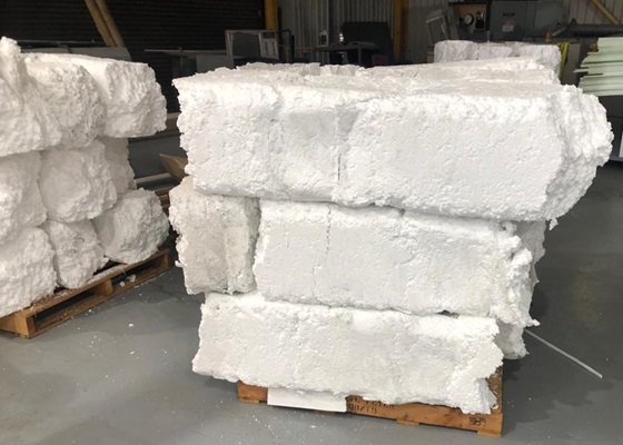 Bloques de corcho blanco listos para la venta
