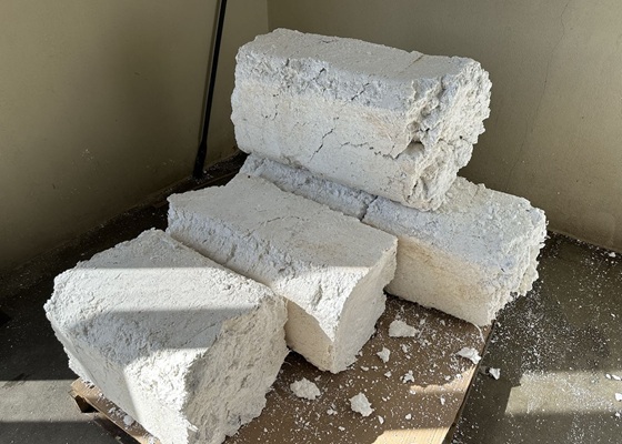 bloques de espuma compactada