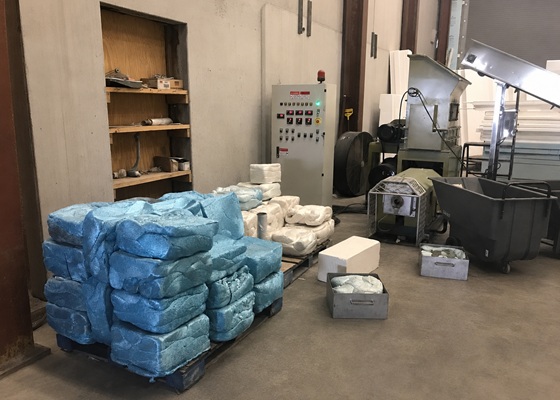bloques de poliestireno extruido XPS termofundido