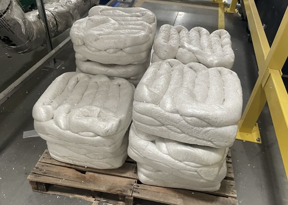 Bloques de poliestireno fundido