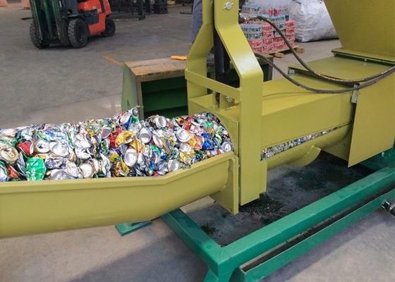 destrucción y separación de envases