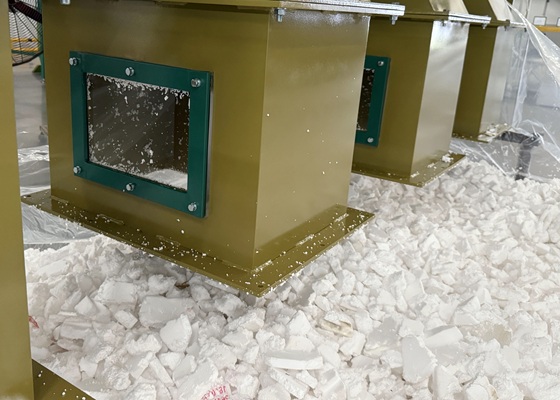 fragmentos de espuma uniformes