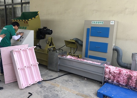 GreenMax briquetadora de EPP foam