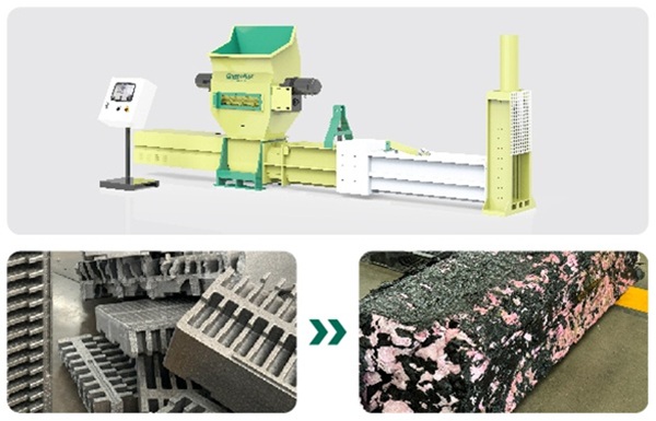 GreenMax compactadora de EPP