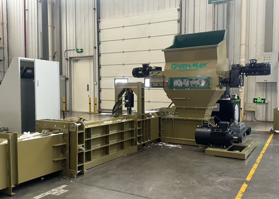 GreenMax compactadora hidráulica de espuma PE H-C200