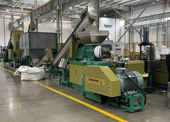 máquina de peletización por extrusión