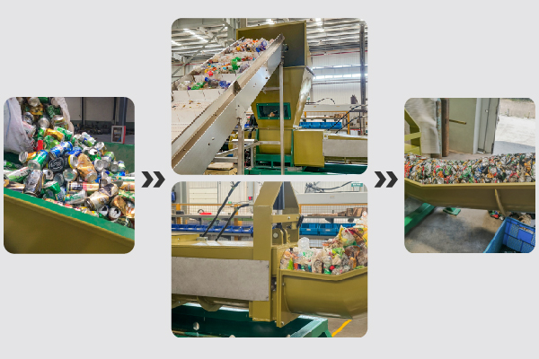 máquina para reciclar latas aluminio