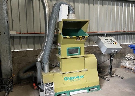 máquina para reciclar poliestireno