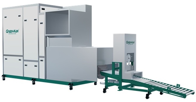 máquina para reducir volumen de porex