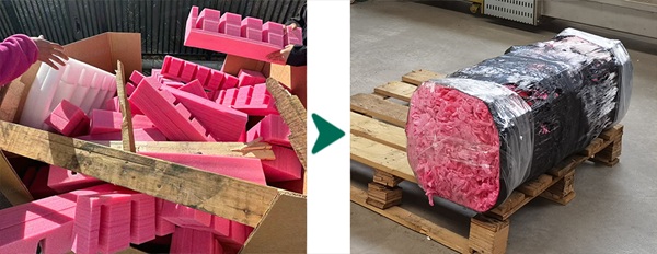 reciclaje de EPE