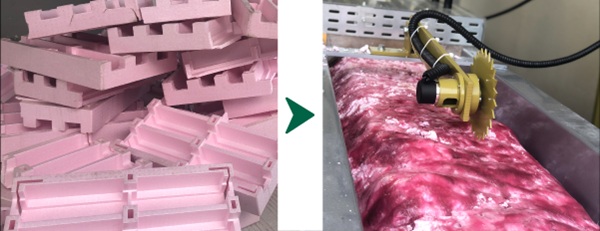 reciclaje de EPP unicel