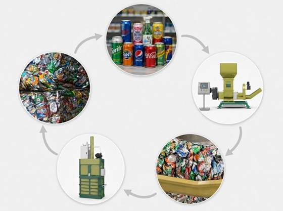 reciclaje de latas de aluminio