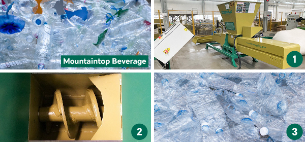 Reciclaje y aplicación de Mountaintop Beverage