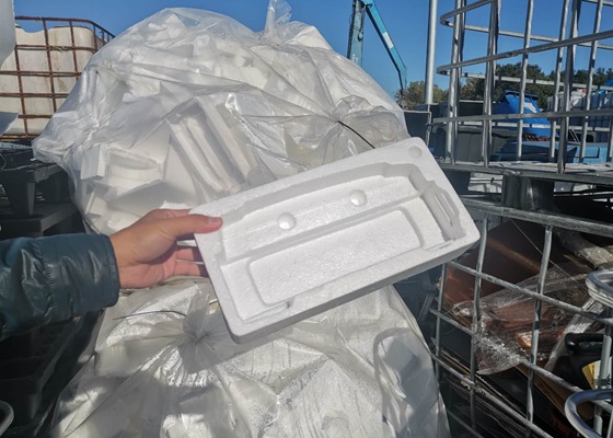 residuos de corcho blanco