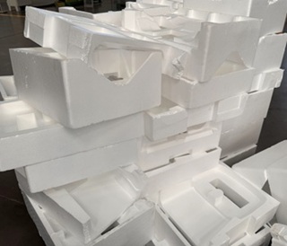 residuos de corcho blanco