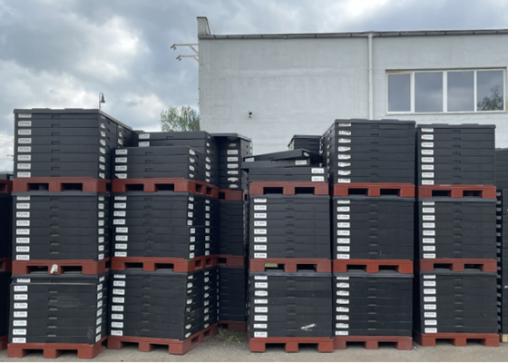 Residuos de EPP foam