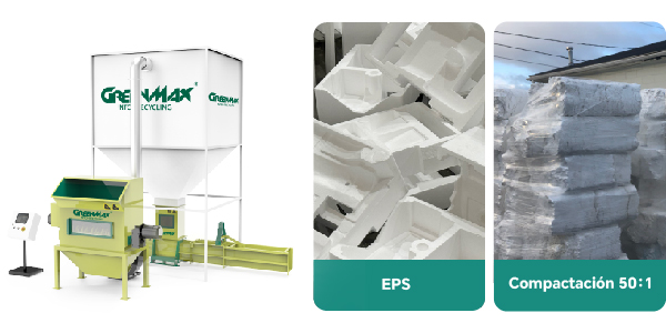 resultado del uso de la compactadora de porexpán